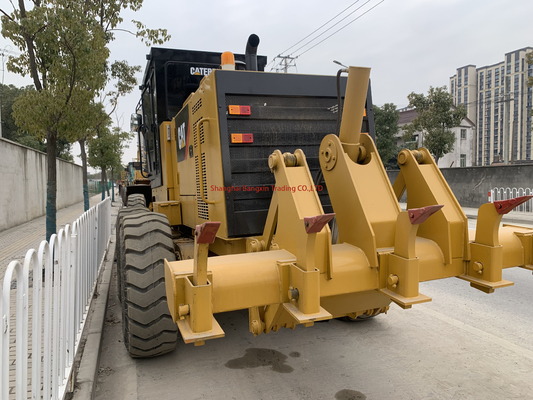 Low Running Hours Cat Grader Used Caterpillar 140H Land Leveller with Cummins Engine