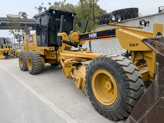 Low Running Hours Cat Grader Used Caterpillar 140H Land Leveller with Cummins Engine