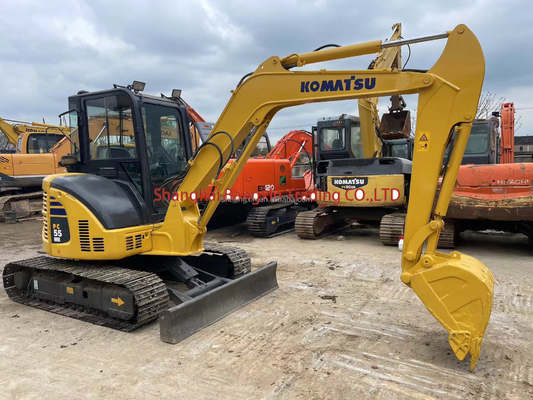 Komatsu PC55MR Mini Excavator with 90% Degree and Original Hydraulic Cylinder
