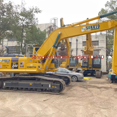 Made Small Machine Used Mini Excavator Komatsu PC240 with Original Hydraulic Cylinder