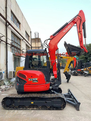 Second Hand KUBOTA KX155-3z 5 Ton Small Digger Machine Used Mini Excavator