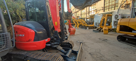 Low Working Hours KUBOTA KX163 Mini Excavator for Engineering Construction Projects
