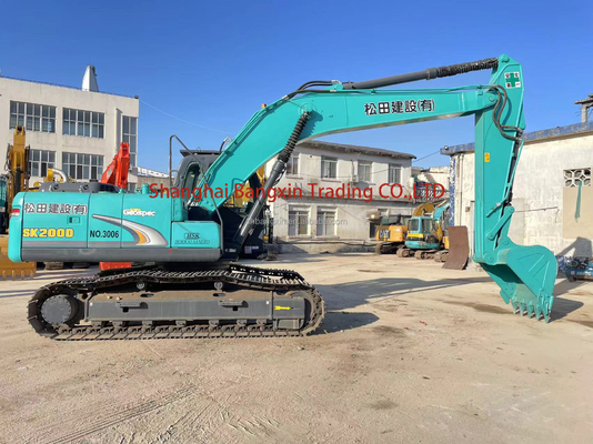 Used Excavator Kobelco SK200-6E with ISUZU Engine Almost 2021 Year Manufacture