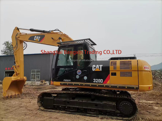 20 Ton Machine Weight Used Mini Excavator CAT 320D in Shanghai Guaranteed CE/EPA Approval