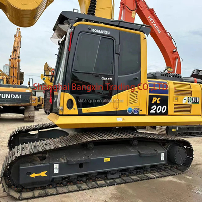 Buy Second Hand Komatsu PC200 Excavator with Original Hydraulic Pump Free Shipping