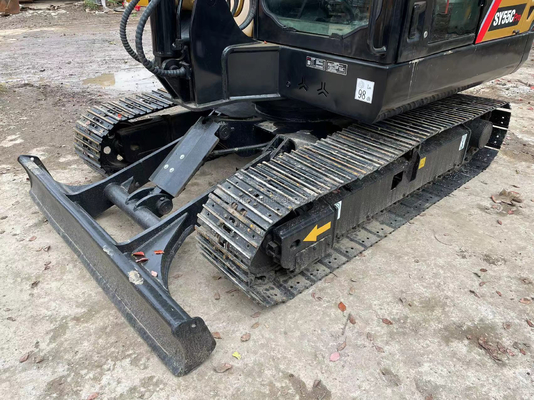 Small Size Big Power SANY SY55C Mini Excavator with Original Hydraulic Cylinder