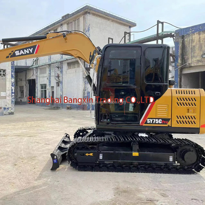 SANY SY75C Mini Excavator 7500 KG Machine Weight and Compact Design