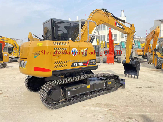 Used SANY SY75C Crawler Excavator Year 2020 All Functions Normal Free Shipping