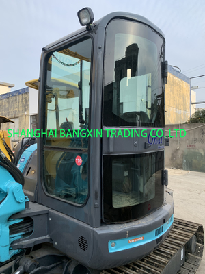 good condition Kobelco SK55SR mini excavator strong power and hydraulic stability