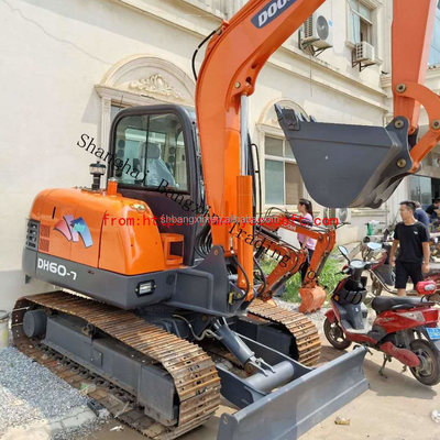 700 working hours used doosan DH55 mini excavator with excellent performance
