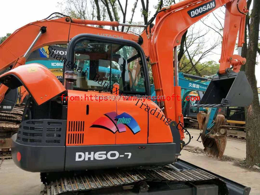 700 working hours used doosan DH55 mini excavator with excellent performance