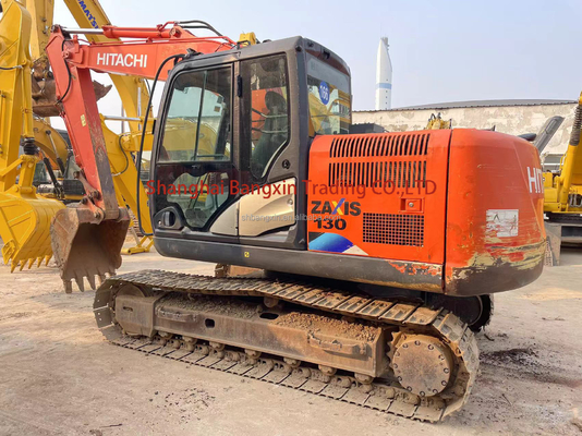 Global Used Hitachi ZX130 Excavator 66 k Machine Weight for Engineering Construction