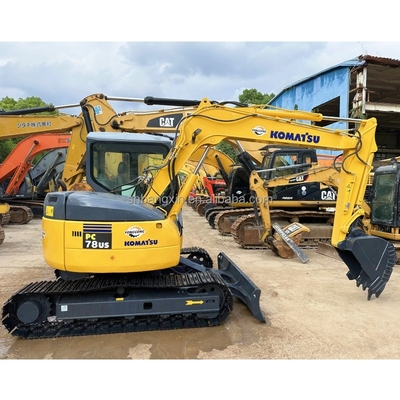 Original 2020 Komatsu PC78US Mini Excavator with Low Working Hours and Hydraulic Pump