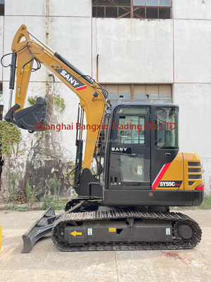 5.5TON Operating Weight Sany SY55C Excavator Machine for Excellent Working Performance