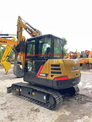5.5TON Operating Weight Sany SY55C Excavator Machine for Excellent Working Performance