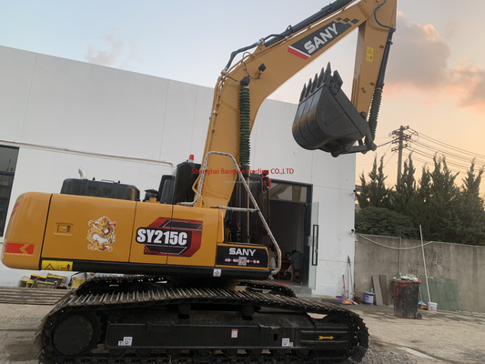 Second Hand Sany SY215 Excavator 600 Working Hours 118k Weight Excellent Condition