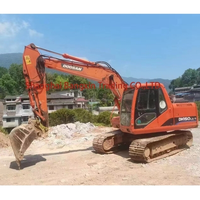 Second Hand Excavator Doosan DH150LC-7 Original Hydraulic Valve Included