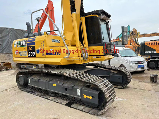 Komatsu PC200 Excavator 100% Original Japan Second-hand Digger Machinery 700 Working Hours