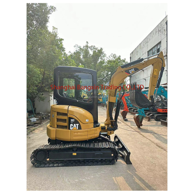Used Mini Excavator CAT 303 in Sale 3000 KG Machine Weight Original Hydraulic Valve