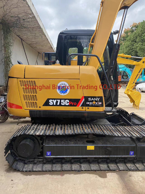 Strong Power and Hydraulic Stability Used Excavator Sany SY75C for Heavy-Duty Work