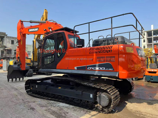 Used Doosan DX300LC-9C excavator with advanced technology and powerful performance