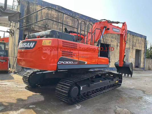 Used Doosan DX300LC-9C excavator with advanced technology and powerful performance