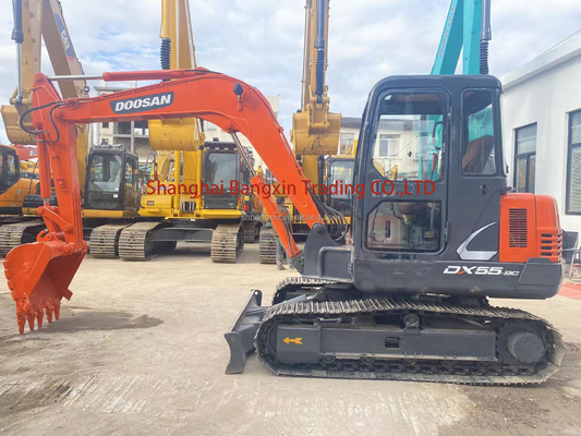 Used Doosan DH55 Crawler Excavator with Low Working Hours and Original Hydraulic Pump