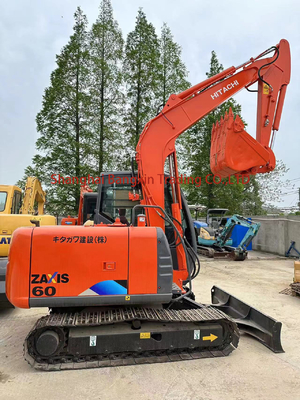 Mini Excavator Hitachi ZX60 with Excellent Working Performance and 0.25 Bucket Capacity