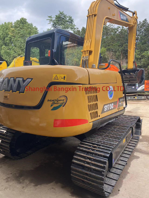 Used Sany SY75 Mini Excavator with Cat Engine and Original Hydraulic Pump in Good Condition