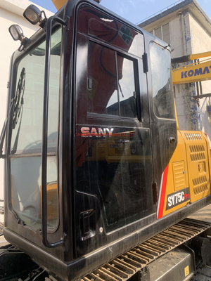 40 kw Sany SY75 second hand crawler excavator almost and ready for speedy purchase