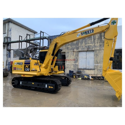 Original Japan Komatsu PC130 Used Excavator with Free Shipping and 0.6 Bucket Capacity