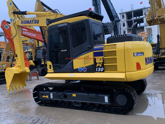 Original Japan Komatsu PC130 Used Excavator with Free Shipping and 0.6 Bucket Capacity