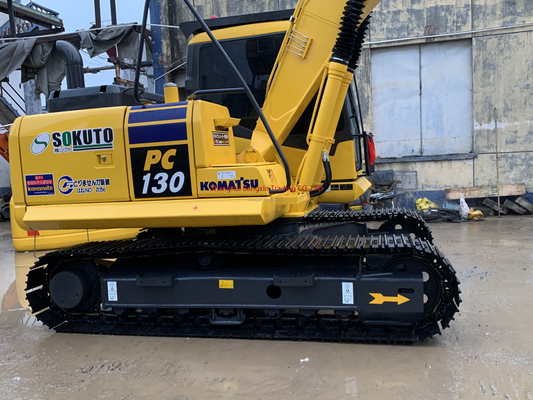 Original Japan Komatsu PC130 Used Excavator with Free Shipping and 0.6 Bucket Capacity