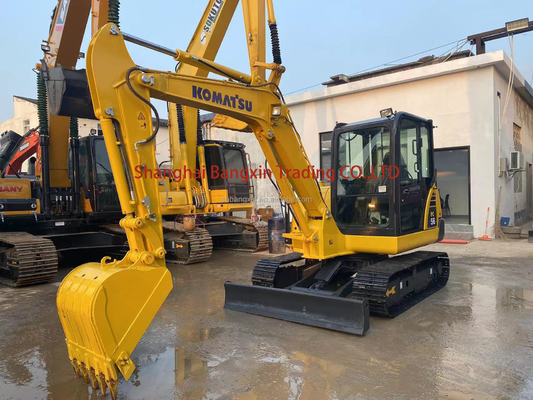 Used Komatsu PC56 Excavator with 0.25 Bucket Capacity and 5600 KG Machine Weight