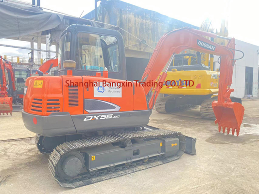 Doosan Machinery DX55-9C Mini Excavator Used in Good Condition with 0.3 Bucket Capacity