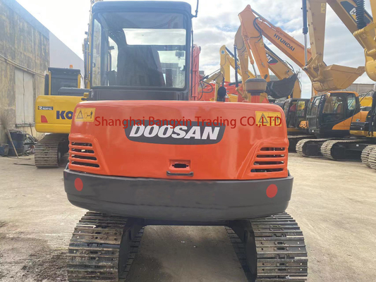 Can We Inspection Doosan DH55 Mini Excavator with Excellent Working Performance and 1