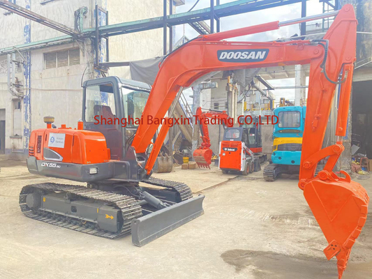 Can We Inspection Doosan DH55 Mini Excavator with Excellent Working Performance and 1