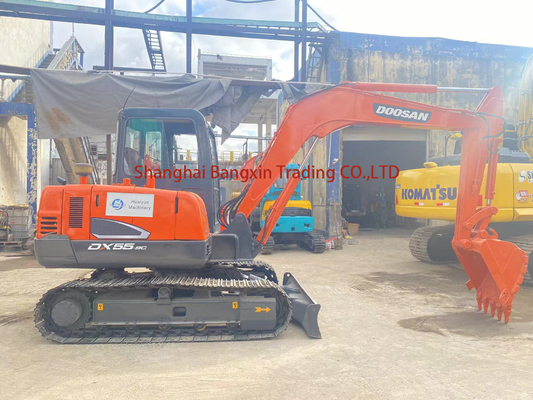 Can We Inspection Doosan DH55 Mini Excavator with Excellent Working Performance and 1