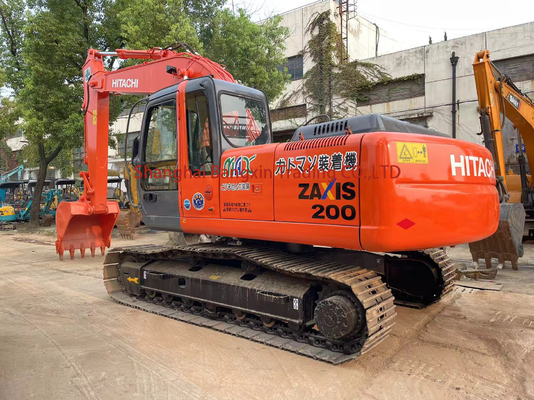 Top Rated Hitachi ZX200 Used Crawler Excavator Construction Machine with Strong Power