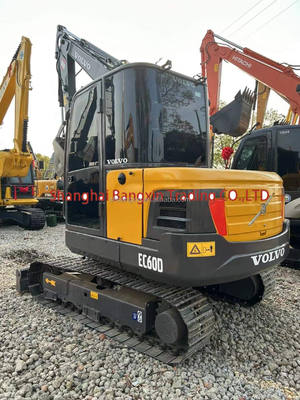 Small Machine Used Mini Excavator VOLVO EC60D with Strong Power and Hydraulic Stability