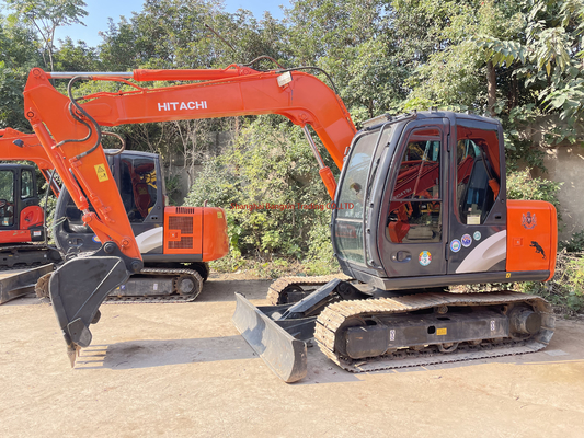 Good Condition Used Hitachi ZX70 7 Ton Mini Excavator with Free Shipping in 2023