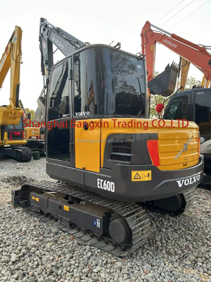 Yes We Inspection 90% Small Digger Machinery with Low Hours Used Mini Excavator VOLVO EC60