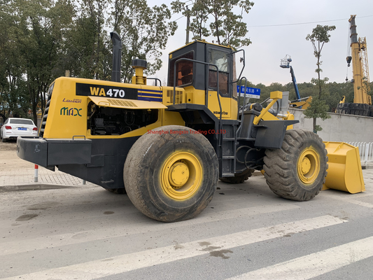 Komatsu WA470 used wheel loader delivery time 7 days strong power and hydraulic stability