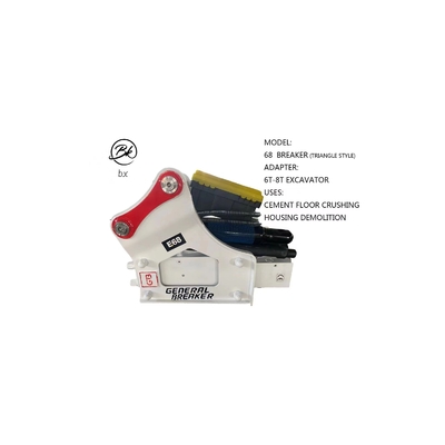 Product Model Hammer Global Mini Excavator Bucket 68 Breaker Triangle Style for Excavators