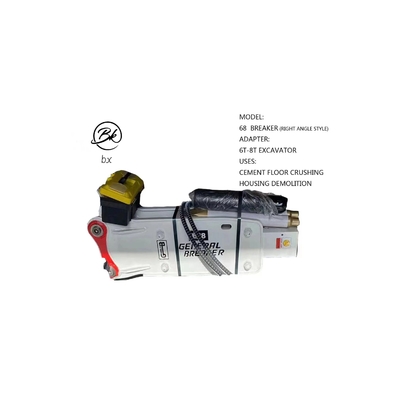 Mini Excavator Bucket 68 Breaker Right Angle Style for Global and 7 Days Delivery