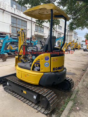 Used Komatsu PC30MR-3 Mini Excavator with 0.6 Bucket Capacity in Excellent Condition