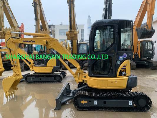 3500 KG Used Komatsu PC35 Mini Excavator with Free Shipping and High Productivity