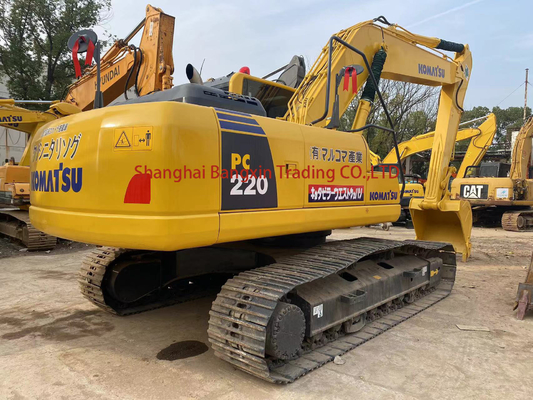 22 Ton Used Komatsu Excavator EPA/CE Certified for Construction Industry in Shanghai