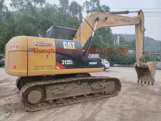 Used Cat 312D2 Crawler Excavator Construction Machine with Original Hydraulic Valve