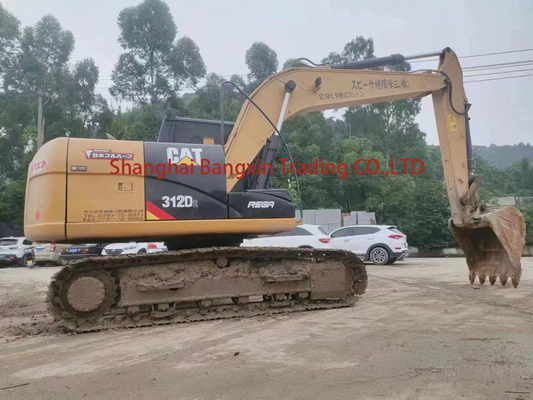 Used Cat 312D2 Crawler Excavator Construction Machine with Original Hydraulic Valve